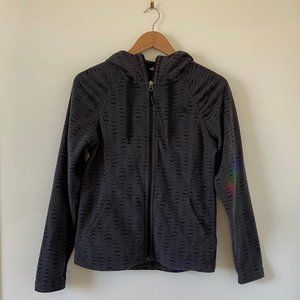 The North Face Women's Polar Fleece Front-zip Jacket with Hood Sz S.
